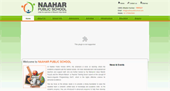 Desktop Screenshot of naaharpublicschool.com