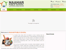 Tablet Screenshot of naaharpublicschool.com